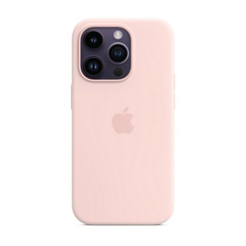 Apple iPhone 14 Pro, silikónové puzdro, kompatibilné s Magsafe, ružové, výrobné