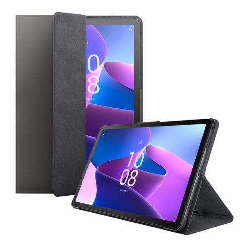 Lenovo Tab M10 Plus (10.61) (3. generácia) TB125 / TB128, puzdro na priečinky, stojan, držiak dotykového pera, sivé, výrobné