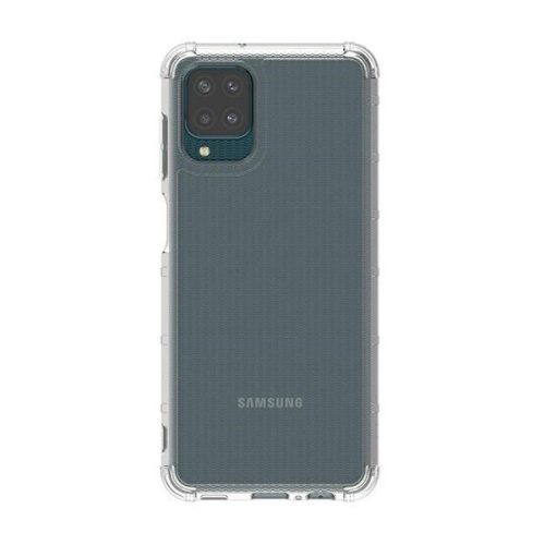 Samsung Galaxy A12 / A12 Nacho / M12 SM-A125F / A127F / M127F, silikónové puzdro, stredne odolné proti nárazu, päta s hoverom, priehľadné, továrenské
