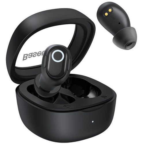 Stereo slúchadlá Bluetooth, v5.3, TWS, nabíjací dok, Baseus Encok WM02, čierna