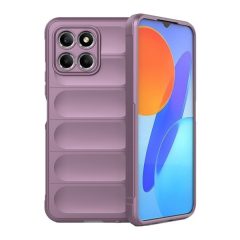   Huawei Honor 70 Lite / X8 5G / Honor X6, silikónové puzdro, stredne odolné proti nárazu, 3D vzor, fialové