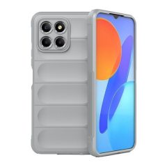   Huawei Honor 70 Lite / X8 5G / Honor X6, silikónové puzdro, stredne odolné proti nárazu, 3D vzor, sivá farba