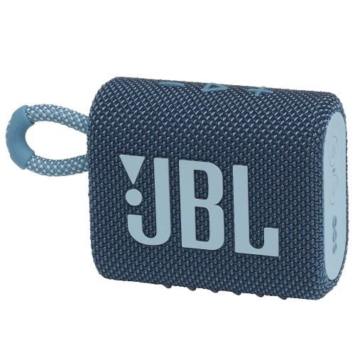Prenosný reproduktor Bluetooth, 4,2 W, v5.1, klip-on, vodotesný, JBL Go 3, námornícka modrá