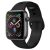 Apple Watch 1-6, SE (42/44 mm) / Watch 7-8 (45 mm) / Watch Ultra (49 mm), silikónový remienok, Spigen Silicone Fit, čierny