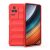 Xiaomi Redmi K40S 5G / Poco F4 5G, silikónové puzdro, stredne odolné proti nárazu, 3D vzor, červené