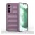 Samsung Galaxy S23 SM-S911, silikónové puzdro, stredne odolné proti nárazu, 3D vzor, fialové