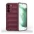Samsung Galaxy S23 SM-S911, silikónové puzdro, stredne odolné proti nárazu, 3D vzor, bordová farba