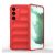 Samsung Galaxy S23 Plus SM-S916, silikónové puzdro, stredne odolné proti nárazu, 3D vzor, červené