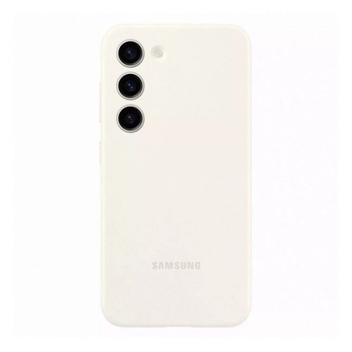 Samsung Galaxy S23 SM-S911, silikónové puzdro, biele, továrenské