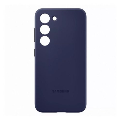 Samsung Galaxy S23 SM-S911, silikónové puzdro, námornícka modrá, továrenské