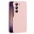 Samsung Galaxy S23 SM-S911, plastový zadný kryt, kožený zadný kryt, Dux Ducis Grit, ružový
