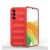Samsung Galaxy A34 5G SM-A346B, silikónové puzdro, stredne odolné proti nárazu, 3D vzor, červené