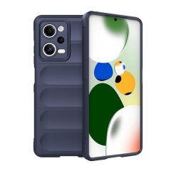   Xiaomi Redmi Note 12 Pro 5G / Poco X5 Pro 5G, silikónové puzdro, stredne odolné proti nárazu, 3D vzor, tmavomodré
