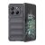 OnePlus 10T / Ace Pro, silikónové puzdro, stredne odolné proti nárazu, 3D vzor, tmavosivé