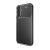 Samsung Galaxy A14 4G / A14 5G SM-A145F / A146B, silikónové puzdro, stredne odolné proti nárazu, päta so vzduchovým vankúšom, karbónový vzor, čierne