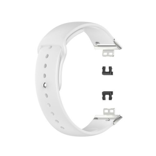 Huawei Watch Fit, silikónový remienok, biely