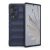 Huawei Honor 70, silikónové puzdro, stredne odolné proti nárazu, 3D vzor, tmavomodré