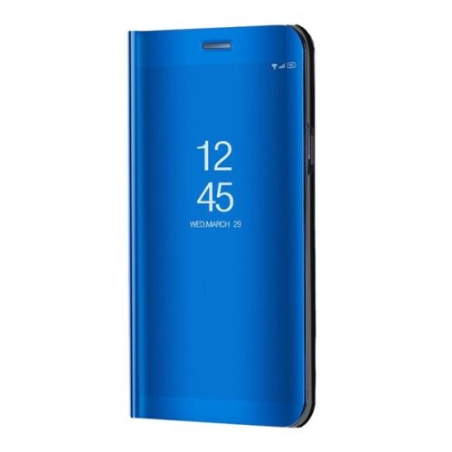 Realme 10 4G, bočné otváracie puzdro s indikátorom hovoru, kryt Smart View Cover, modré (náhradné diely)