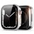 Apple Watch 7 (41 mm), Plastové ochranné puzdro, bez remienka, stredne odolné proti nárazu, Dux Ducis Hamo, strieborná