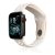 Apple Watch 1-6, SE, SE (2022) (42 / 44 mm) / Watch 7-9 (45 mm) / Watch Ultra (49 mm), silikónový remienok, nastaviteľný, s otvormi, ružový/biely