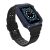 Apple Watch 1-6, SE, SE (2022) (38 / 40 mm) / Watch 7-9 (41 mm), Silikónové ochranné puzdro, stredne odolné proti nárazu, s nastaviteľným remienkom, dvojfarebné, čierne / tmavomodré