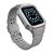Apple Watch 1-6, SE, SE (2022) (38 / 40 mm) / Watch 7-9 (41 mm), Silikónové ochranné puzdro, stredne odolné proti nárazu, s nastaviteľným remienkom, dvojfarebné, sivostrieborné
