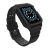 Apple Watch 1-6, SE, SE (2022) (38/40 mm) / Watch 7-9 (41 mm), Silikónové ochranné puzdro, stredne odolné proti nárazu, s nastaviteľným remienkom, čierne