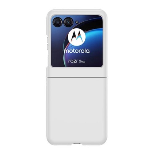 Motorola Razr 40 Ultra, plastový zadný kryt, biely