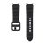 Samsung Galaxy Watch 5 (40 / 44 mm) / Watch 5 Pro, silikónový remienok, veľkosť S / M, nastaviteľný, antiperspirant, športový, 3D vzor, čierny, z výroby