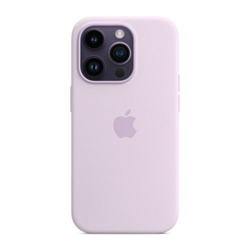 Apple iPhone 14 Pro, Silikónové puzdro, kompatibilné s Magsafe, fialové, z výroby