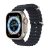 Apple Watch 1-6, SE, SE (2022) (38 / 40 mm) / Watch 7-8 (41 mm), silikónový remienok, nastaviteľný, dizajn vlny, Dux Ducis, tmavosivá