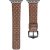 Apple Watch 1-6, SE, SE (2022) (38 / 40 mm) / Watch 7-8 (41 mm), kožený remienok, diamantový vzor, Dux Ducis Enland, hnedá