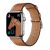 Apple Watch 1-6, SE, SE (2022) (42 / 44 mm) / Watch 7-8 (45 mm) / Watch Ultra (49 mm), kožený remienok, nastaviteľný, Hoco WA17, hnedá