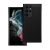 Samsung Galaxy S22 Ultra 5G SM-S908, plastový zadný kryt, priedušný, perforovaný vzor, priedušný, čierny