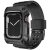 Apple Watch 4-6 (44 mm), silikónové, stredne odolné proti nárazu, s remienkom, Nillkin DynaGuard, čierne