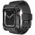 Apple Watch 7-9 (45 mm), silikónové, stredne odolné proti nárazu, s remienkom, Nillkin DynaGuard, čierne
