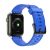 Apple Watch 1-6, SE, SE (2022) (42 / 44 mm) / Watch 7-8 (45 mm) / Watch Ultra (49 mm), silikónový remienok, nastaviteľný, 3D vzor, modrý