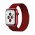 Apple Watch 1-6, SE, SE (2022) (42/44 mm), kovový zadný remienok, magnetické zapínanie, milánsky štýl, červená