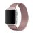 Apple Watch 7-8 (45 mm), Kovový remienok, Magnetické zapínanie, Milánsky štýl, Ružová