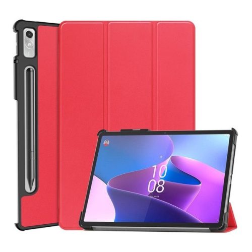 Lenovo Tab P11 Pro (11.2) (2. generácia) TB-132FU, puzdro na zakladače, Trifold, držiak dotykového pera, červené