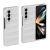 Samsung Galaxy Z Fold3 5G SM-F926B, Plastový zadný kryt, stredne odolné proti nárazu, 3D vzor, biele