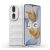 Huawei Honor 90, silikónové puzdro, stredne odolné proti nárazu, 3D vzor, biele