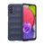 Samsung Galaxy A03s SM-A037F, silikónové puzdro, stredne odolné proti nárazu, 3D vzor, tmavomodré