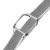 Apple Watch 4-6, SE, SE (2022) (40 mm) / Watch 7-8 (41 mm), textilný remienok, nylon, silikónový rám, suchý zips, nastaviteľný, Usams, strieborná