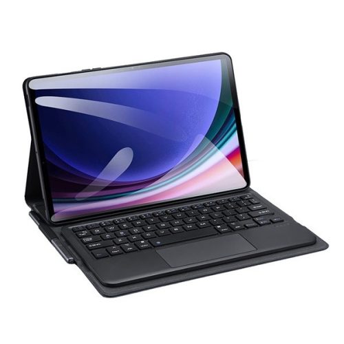 Samsung Galaxy Tab S9 11.0 SM-X710 / X716B, Bluetooth klávesnica, puzdro, dotykový panel, magnetické uchytenie, Dux Ducis TK, čierna