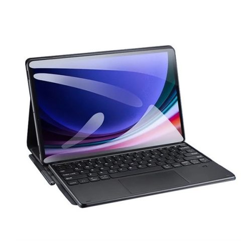 Samsung Galaxy Tab S9 Plus 12.4 SM-X810 / X816B, Bluetooth klávesnica, puzdro, dotykový panel, magnetické uchytenie, Dux Ducis TK, čierna