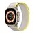 Apple Watch 1-6, SE, SE (2022) (42 / 44 mm) / Watch 7-8 (45 mm) / Watch Ultra (49 mm), textilný remienok, nastaviteľný, Dux Ducis YJ, žltá/béžová