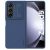 Samsung Galaxy Z Fold5 SM-F946B, silikónové puzdro, stredne odolné proti nárazu, ochrana fotoaparátu, Nillkin CamShield Silky, tmavomodré
