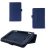 LG G Pad 7.0, kožené puzdro, puzdro s priečinkom, modré