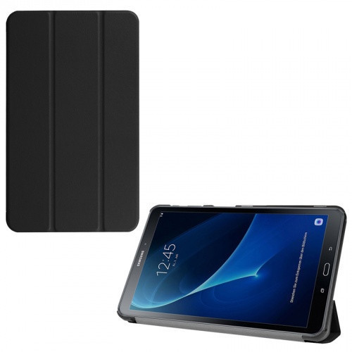 Samsung Galaxy Tab A 10.1 (2016) SM-T580 / T585, puzdro s priečinkom, Trifold, čierne